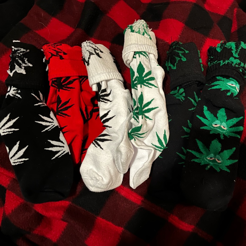 6 pairs of corny socks